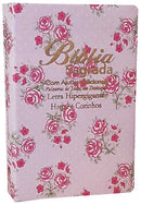 BÍBLIA SAGRADA - TAMANHO GRANDE - HARPA CRISTÃ - AS PALAVRAS DE JESUS SÃO EM VERMELHO - MODELO ECONÔMICA - ALMEIDA  - ROSINHAS