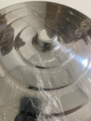 Bandeja Para Santa Ceia Grande Prateada Com 56 Cálices