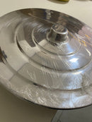 Bandeja Para Santa Ceia Grande Prateada Com 56 Cálices