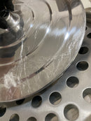 Bandeja Para Santa Ceia Grande Prateada Com 56 Cálices